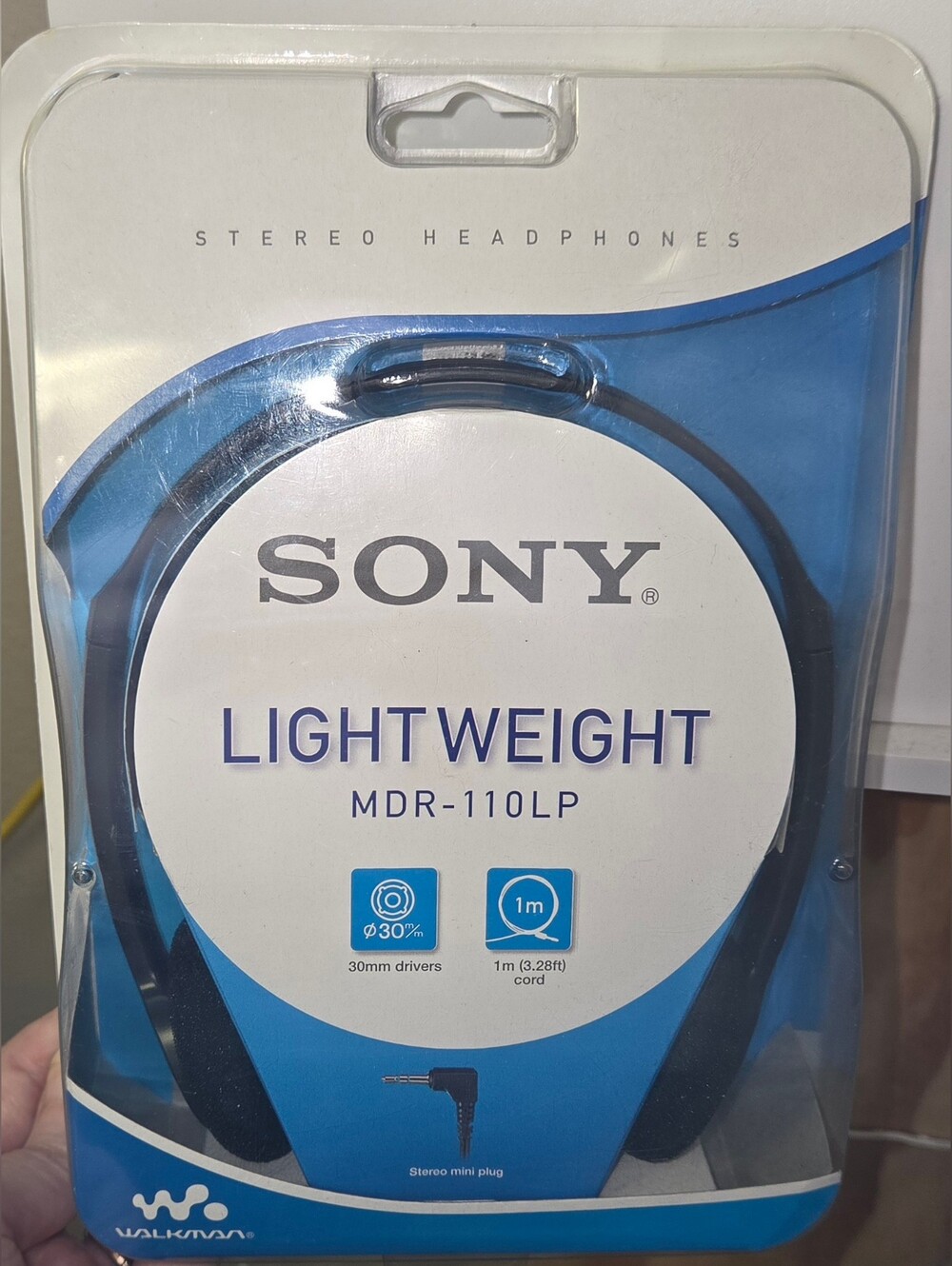 NEW Sony Walkman MDR-110LP Headband Stereo 2005 Headphones Lightweight Walkman